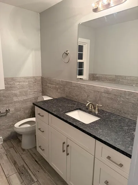 Bathroom cleaned